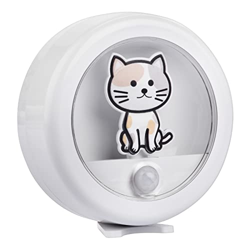 Northpoint LED Kindernachtlicht mit Bewegungsmelder Dimmfunktion mit integriertem Akku Katze von Northpoint