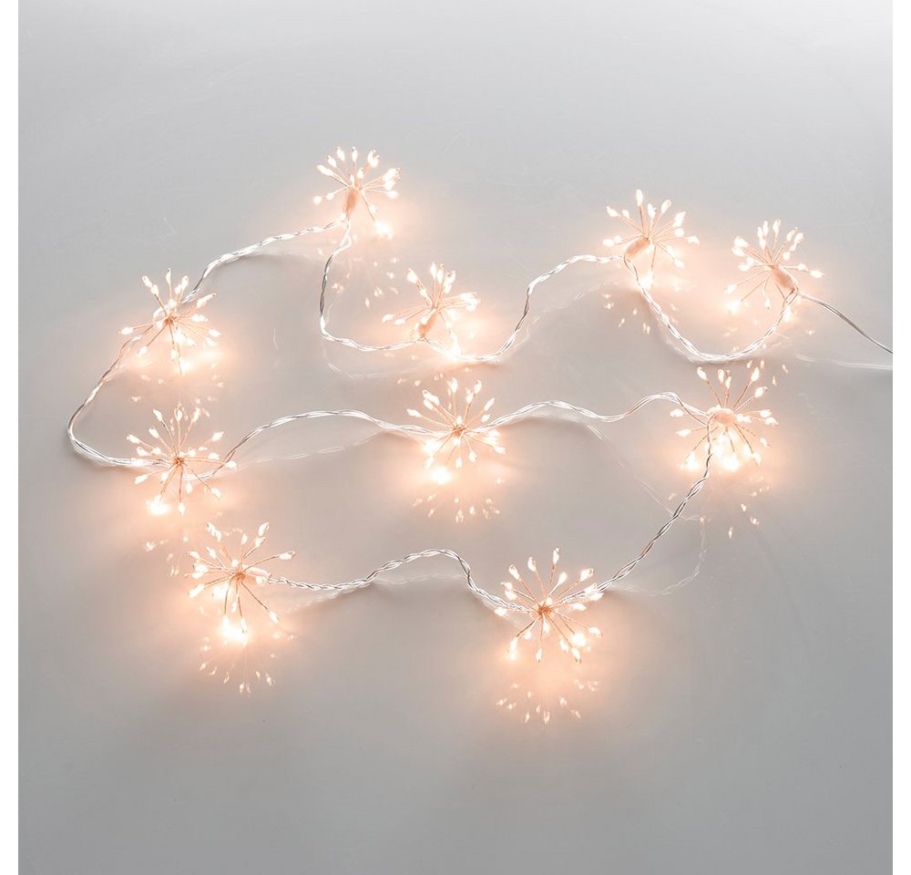 Northpoint LED-Lichterkette LED Lichterkette 200 LED Weihnachten Sparkling Leuchtball 180cm lang von Northpoint