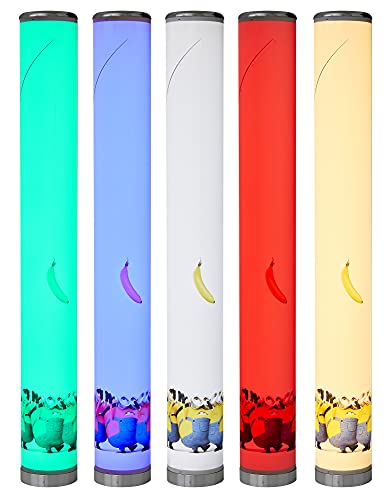 Northpoint LED Minions Banane Stehlampe Lichtsäule Kinderzimmer 100cm glatt Standleuchte Stehleuchte dimmbar Farbwechsel mit Fernbedienung von Northpoint