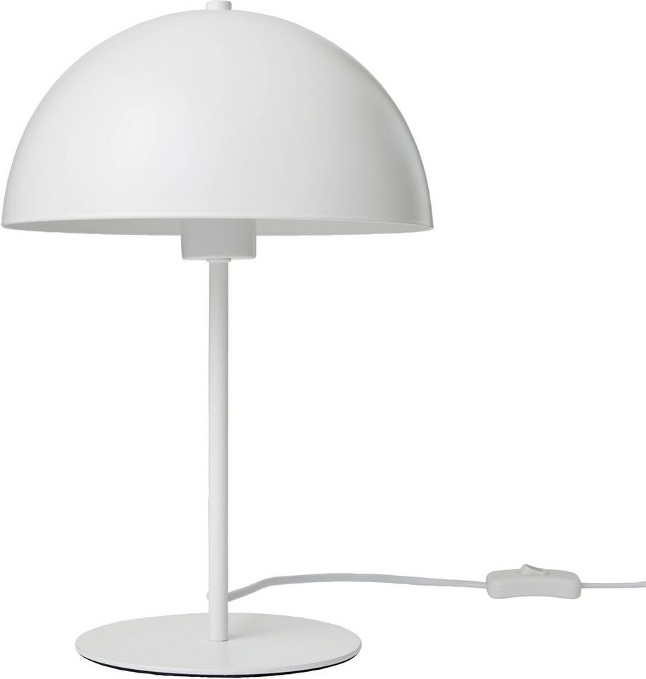 Northpoint LED Schreibtischlampe LED Design Metall Tischleuchte warmweiß Schnurschalter E27 Matt weiß von Northpoint