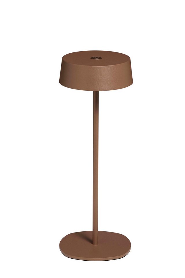 Northpoint LED Tischleuchte LED Akku Tischleuchte Dimmbar Metall IP54 höhenverstellbar von Northpoint