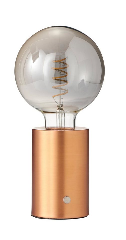 Northpoint Nachttischlampe LED Akku Tischlampe Tischleuchte Edison Glühbirne mit Glühdraht von Northpoint