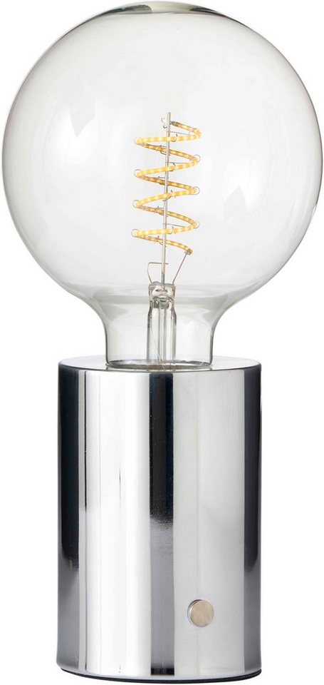 Northpoint Nachttischlampe LED Akku Tischlampe Tischleuchte Edison Glühbirne mit Glühdraht von Northpoint