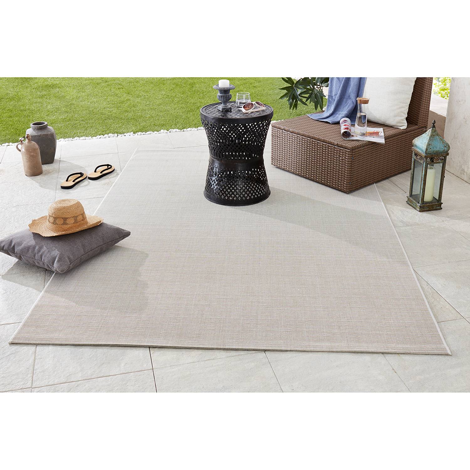 Bougari In-/Outdoor-Teppich Match Granit Rechteckig 120x170 cm (BxT) Modern Kunstfaser von Northrugs