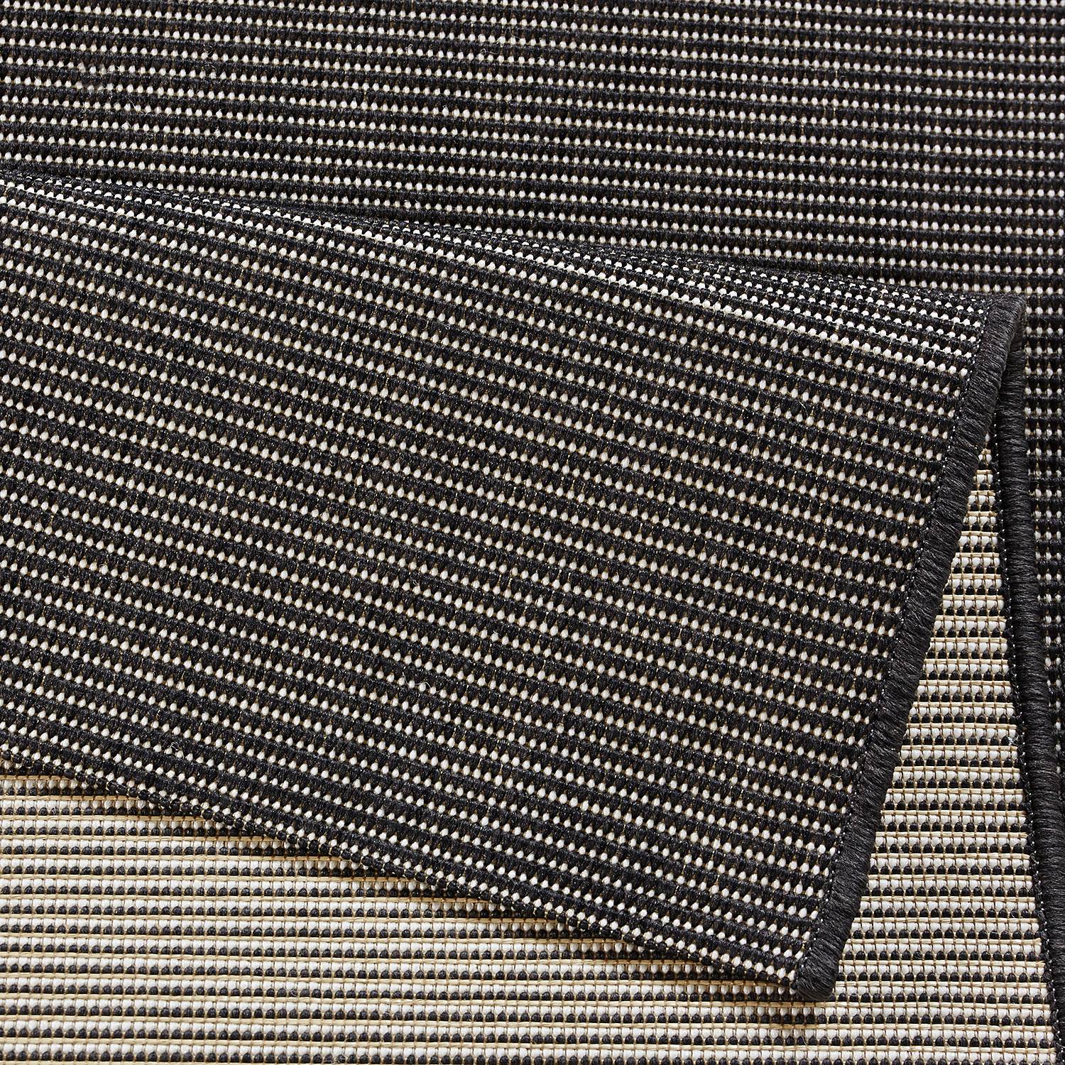 Bougari In-/Outdoor-Teppich Match Schwarz Rechteckig 80x150 cm (BxT) Modern Kunstfaser von Northrugs