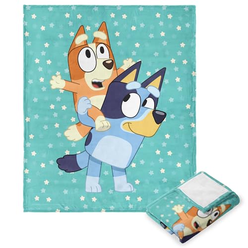 Northwest Bluey Silk Touch Überwurfdecke, 127 x 152,4 cm, Big Play von Northwest