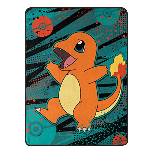 NORTHWEST Pokemon Micro Raschel Überwurfdecke, 116,8 x 152,4 cm, Char Dance NORTHWEST Pokemon Micro Raschel Überwurfdecke, 116,8 x 152,4 cm, Char Dance von Northwest