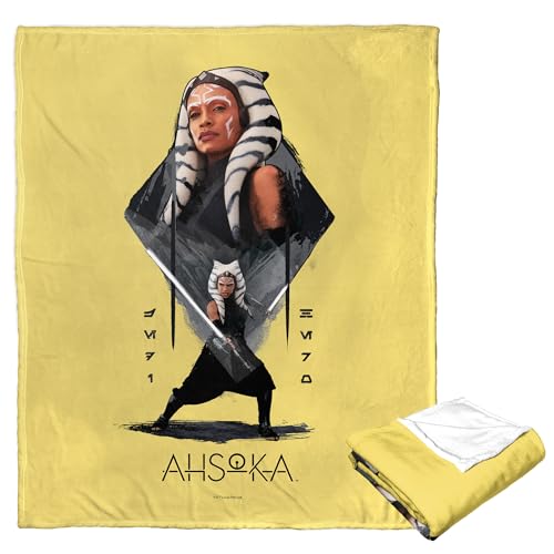 NORTHWEST Star Wars – Ahsoka Silk Touch Überwurfdecke, 127 x 152,4 cm, galaktische Untersuchung NORTHWEST Star Wars – Ahsoka Silk Touch Überwurfdecke, 127 x 152,4 cm, galaktische Untersuchung von Northwest