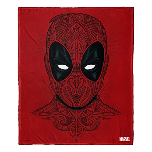 Northwest Deadpool Silk Touch Überwurfdecke, 127 x 152,4 cm, Flourishing Deadpool von Northwest