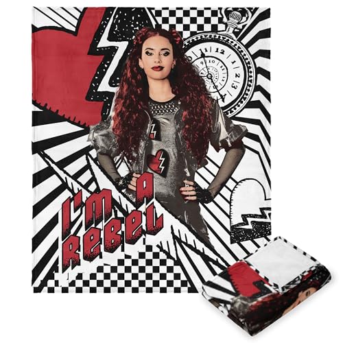 Northwest Disney Descendants Silk Touch Überwurfdecke, superweiche Plüschdecke, 127 x 152,4 cm, I'm A Rebel Northwest Disney Descendants Silk Touch Überwurfdecke, superweiche Plüschdecke, 127 x 152,4 cm, I'm A Rebel von Northwest