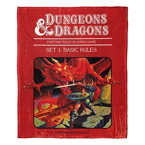 Northwest Dungeons & Dragons Silk Touch Überwurfdecke, 127 x 152,4 cm, Fantasy Game von Northwest