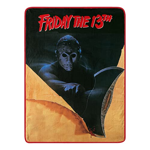 Northwest Friday The 13th Micro Raschel Überwurfdecke, 116,8 x 152,4 cm, Axt Poster Northwest Friday The 13th Micro Raschel Überwurfdecke, 116,8 x 152,4 cm, Axt Poster von Northwest