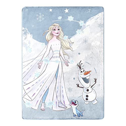 Northwest Frozen Silk Touch Überwurfdecke, 116,8 x 152,4 cm, Schneespiel von Northwest