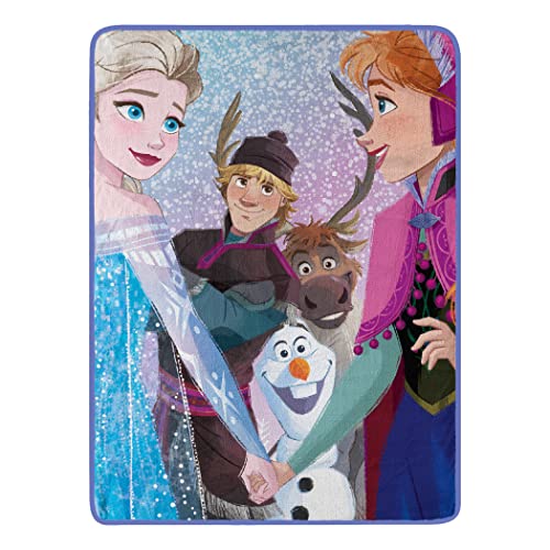 Northwest Frozen Micro-Raschel-Überwurfdecke, 116,8 x 152,4 cm, New Family von Northwest
