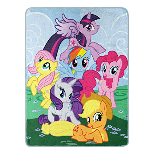 Northwest Hasbro My Little Pony, Join The Herd Micro Raschel Überwurf von The Company, 116,8 x 152,4 cm von Northwest