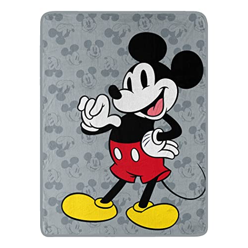 Northwest Mickey Mouse Micro Raschel Überwurfdecke, 116,8 x 152,4 cm, This is Mickey Northwest Mickey Mouse Micro Raschel Überwurfdecke, 116,8 x 152,4 cm, This is Mickey von Northwest