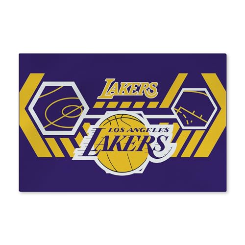 Northwest NBA Los Angeles Lakers Waschbarer Teppich, 50,8 x 81,3 cm, agil von Northwest