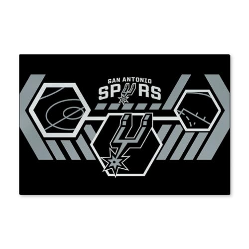 Northwest NBA San Antonio Spurs Waschbarer Teppich, 50,8 x 81,3 cm, agil von Northwest