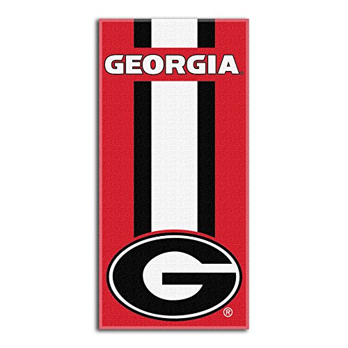 Northwest NCAA Georgia Bulldogs Strandtuch, Unisex, für Erwachsene, 76,2 x 152,4 cm, Zone Read von Northwest