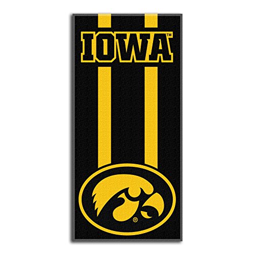 Northwest NCAA Iowa Hawkeyes Strandtuch, Unisex, für Erwachsene, 76,2 x 152,4 cm, Zone Read von Northwest