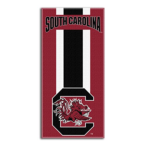 Northwest NCAA South Carolina Fighting Gamecocks Strandtuch, Unisex, Erwachsene, 76,2 x 152,4 cm, Zone Read von Northwest