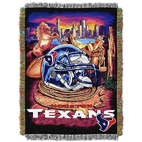 Northwest NFL Houston Texans Unisex-Erwachsene, gewebte Tapisserie-Überwurfdecke, 121,9 x 152,4 cm, Home Field Advantage von Northwest