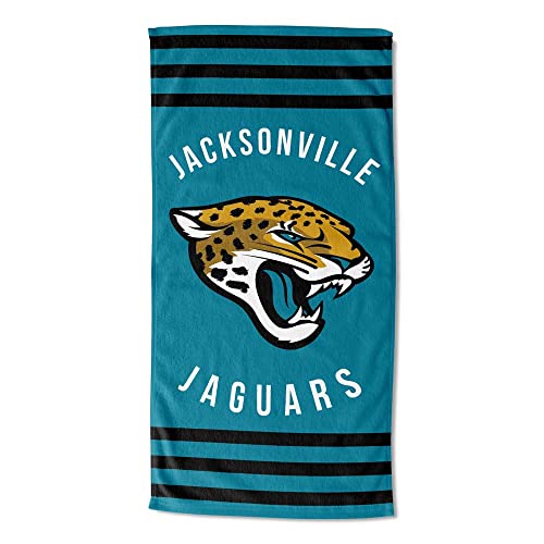 Northwest NFL Jacksonville Jaguars Unisex-Erwachsene Strandtuch, 76,2 x 152,4 cm, Streifen von Northwest