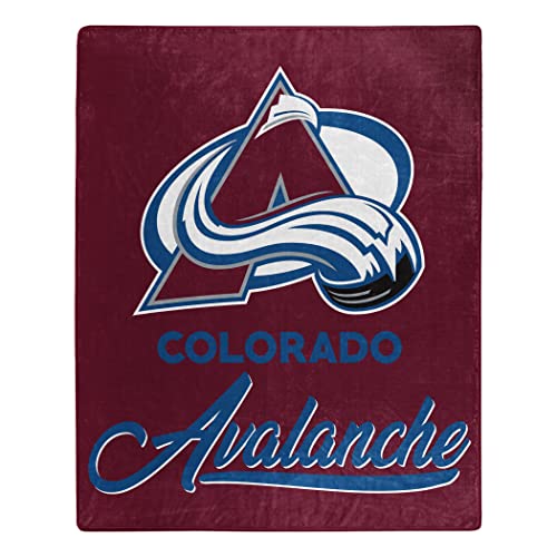 Northwest NHL Colorado Avalanche Unisex-Erwachsene Raschel Überwurfdecke, 127 x 152,4 cm, Signature Northwest NHL Colorado Avalanche Unisex-Erwachsene Raschel Überwurfdecke, 127 x 152,4 cm, Signature von Northwest