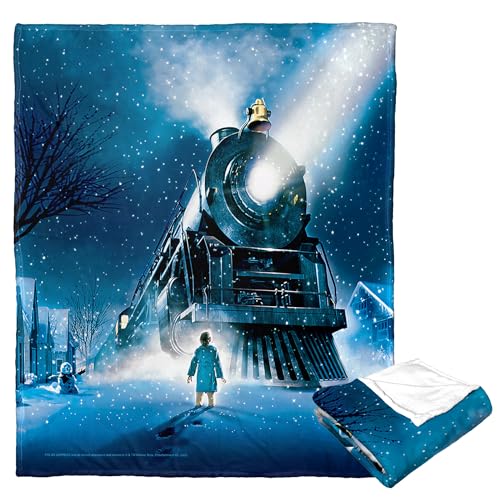 Northwest Polar Express Silk Touch Überwurfdecke, 127 x 152,4 cm, The Arrival von Northwest