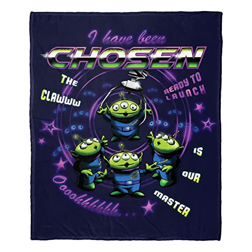 Northwest Silk Touch Überwurfdecke, 127 x 152,4 cm, Toy Story – Ausgewählte Aliens von Northwest