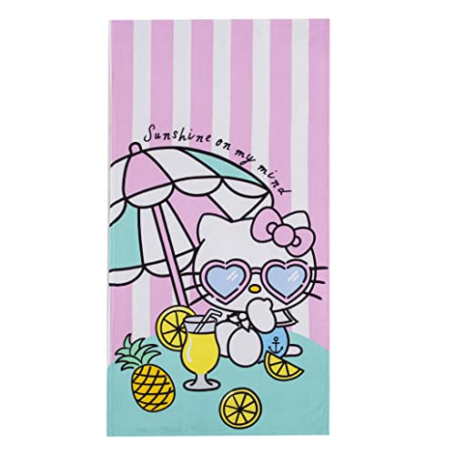 Northwest Strandtuch, 76,2 x 152,4 cm, Hello Kitty Regenschirm Drink von Northwest