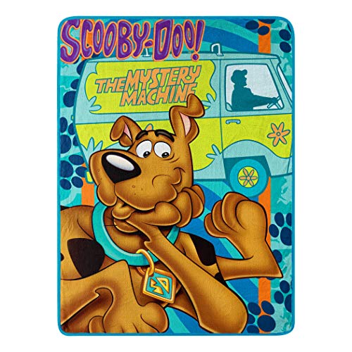 Northwest Scooby DOO Micro Raschel Überwurfdecke, Polyester, Ganze Gang, 46" x 60" von Northwest