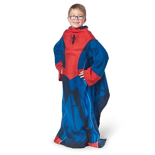 Northwest Comfy Throw Blanket with Sleeves, Youth-48 x 48 in, Spider man von Northwest
