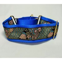 Whippet Oder Windhund Zwei Zoll Breites Martingal Halsband. 2Mc704 von NorthwindWhippets