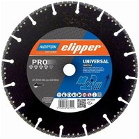 Norton - Clipper Diamanttrennscheibe Pro Universal Ductile - 300x20,0 mm von Norton