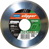 Norton Clipper Diamant Trennscheibe EXTREME CERAMIC SOFT 200 x 25,4 mm von Norton