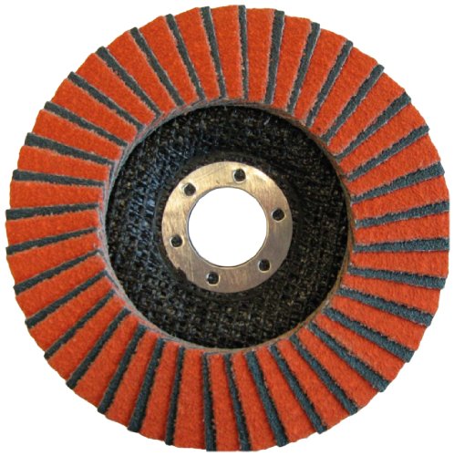 Norton Fächerscheibe, orange, 125 x 22 mm, 60er-Körnung von NORTON