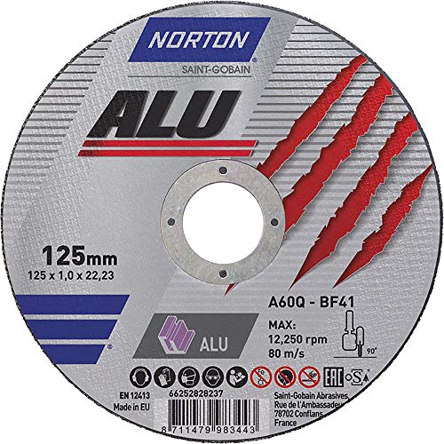 Norton Trennscheibe Alu gerade 125x1,0 mm von NORTON