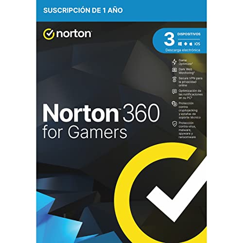 ANTIVIRUS NORTON 360 for Gamers 50GB ESPAÑOL 1 USUAR 3 GERÄT 1 AO IN Box von Norton