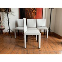 B&b Italia Paolo Piva 4Er Set Vintage Lederstühle Arcadia B&b Italia Paolo Piva 4Er Set Vintage Lederstühle Arcadia von NostalgiaAS