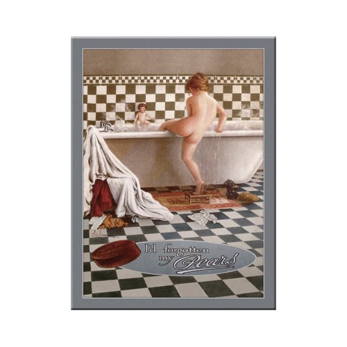 Nostalgic-Art 14196 Beauty & Care - Pears Bath, Magnet 8x6 cm von Nostalgic-Art