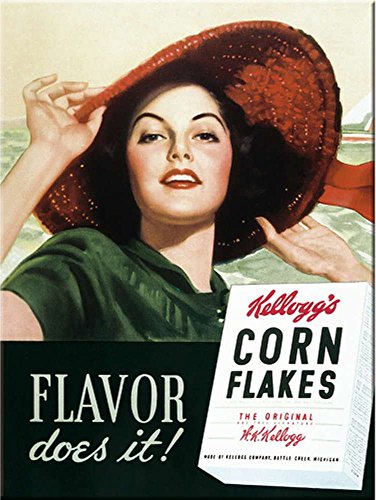 Nostalgic-Art 14257 Kellogg's - Flavor Does It, Magnet 8x6 cm von Nostalgic-Art