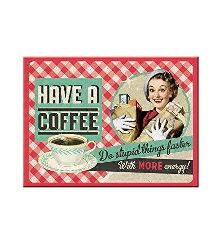 Nostalgic Art Magnet, Kraftmagnet mit Metalloberffläche, Bunt, 8 x 6 x 0,2 cm Nostalgic Art Magnet, Kraftmagnet mit Metalloberffläche, Bunt, 8 x 6 x 0,2 cm von Nostalgic-Art