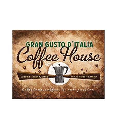 Nostalgic-Art 14284 Coffee & Chocolate - Coffee House, Magnet 8x6 cm von Nostalgic-Art