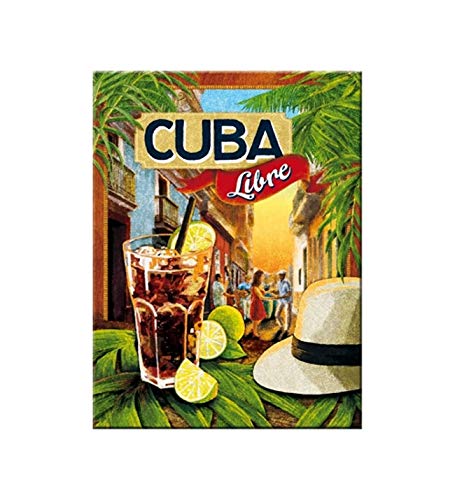 Nostalgic-Art 14309 Open Bar - Cuba Libre, Magnet 8x6 cm von Nostalgic-Art