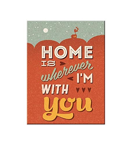 Nostalgic Art Magnet, Kraftmagnet mit Metalloberffläche, Bunt, 8 x 6 x 0,2 cm Nostalgic Art Magnet, Kraftmagnet mit Metalloberffläche, Bunt, 8 x 6 x 0,2 cm von Nostalgic-Art