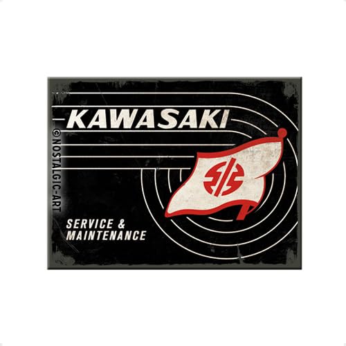 Nostalgic-Art 14382 - Kawasaki - Tank Logo - Magnet 6 x 8 cm von Nostalgic-Art