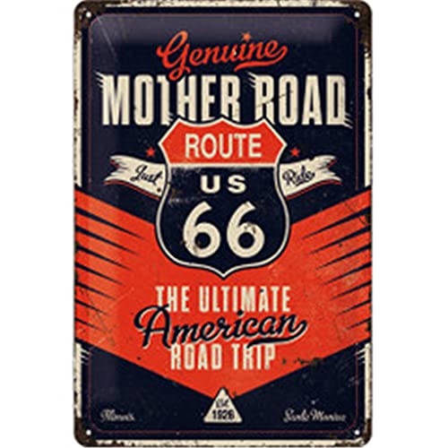 Nostalgic-Art 22314 Retro Blechschild, The Ultimate Road Trip – Geschenk-Idee für Route 66 Fans, aus Metall, Vintage-Design zur Deko, 20 x 30 cm Nostalgic-Art 22314 Retro Blechschild, The Ultimate Road Trip – Geschenk-Idee für Route 66 Fans, aus Metall, Vintage-Design zur Deko, 20 x 30 cm von Nostalgic-Art