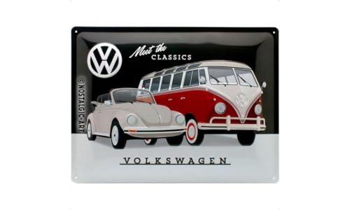 Nostalgic-Art 23255 Volkswagen - VW - Meet The Classics | Retro Blechschild | Vintage-Schild | Wand-Dekoration | Metall | 30x40 cm Nostalgic-Art 23255 Volkswagen - VW - Meet The Classics | Retro Blechschild | Vintage-Schild | Wand-Dekoration | Metall | 30x40 cm von Nostalgic-Art