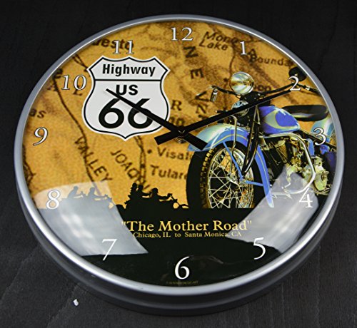 Nostalgic-Art 51032 US Highways 66 Map, Wanduhr, 31 cm von Nostalgic-Art